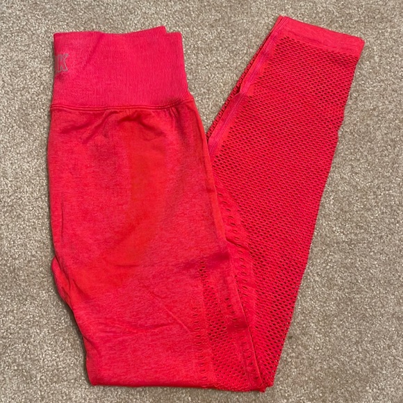 PINK high waisted workout leggings - Picture 1 of 4